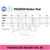Powerslide Phuzion Radon Teal 80 Inline Skates