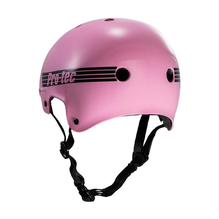 gloss pink certified protec helmet 