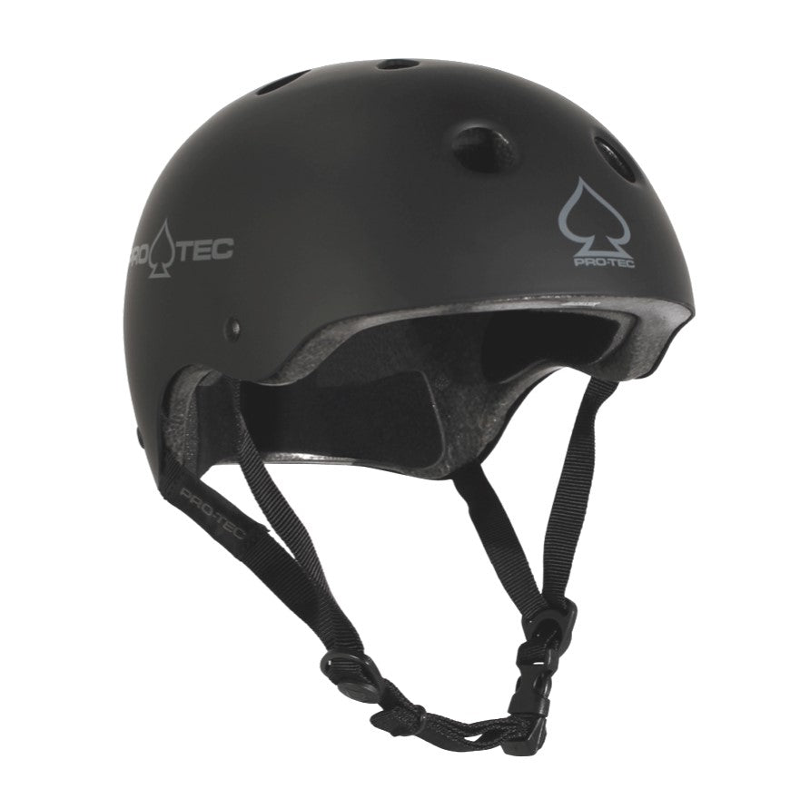 Pro-tec Classic Skate Helmet Black Matte - Certified - Lucky Skates