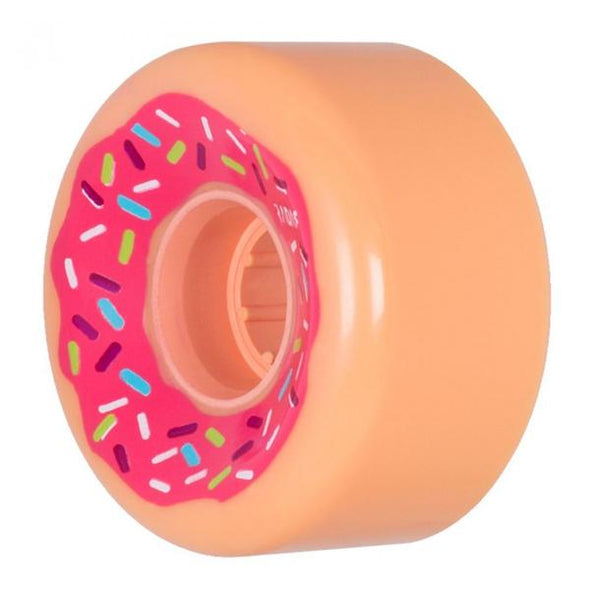 roller skate outdoor wheels 78a donut print apricot pink 