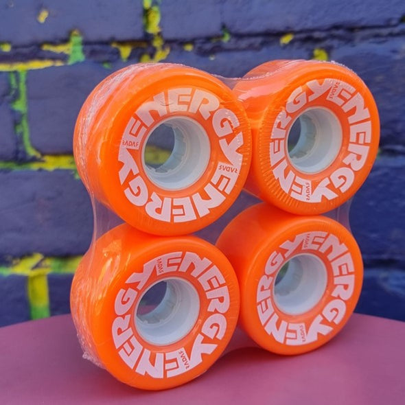 orange energy outdoor roller skate wheel 