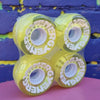 clear yellow energy outdoor roller skate wheel 