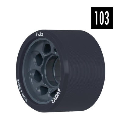roller derby indoor roller skate wheels 103a 59mm x 38mm black grey 