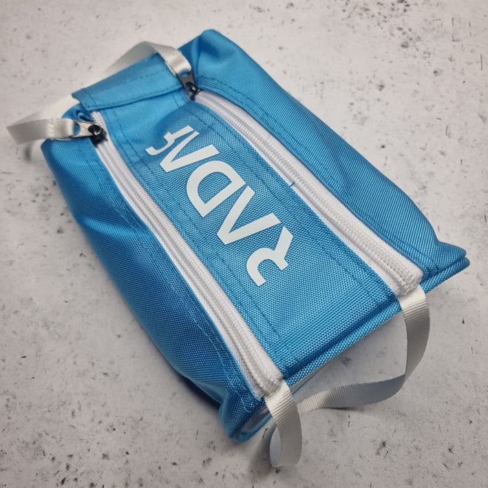 blue roller skate wheel bag