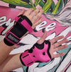 pink rampage wrist guards'