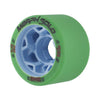 indoor roller skate derby wheels green 97a 'solo morph' 