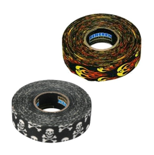 skull tape and flame tape 
