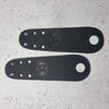 black leather roller skate toe guard strip protectors