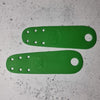 green leather roller skate toe guard strip protectors