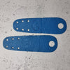 blue leather roller skate toe guard strip protectors