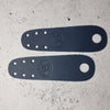 navy leather roller skate toe guard strip protectors