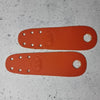 orange leather roller skate toe guard strip protectors