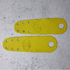 yellow leather roller skate toe guard strip protectors