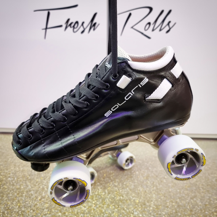 Riedell Solaris Platinum Arius Roller Skates - Lucky Skates