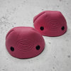 pink leather roller skate toe guard caps