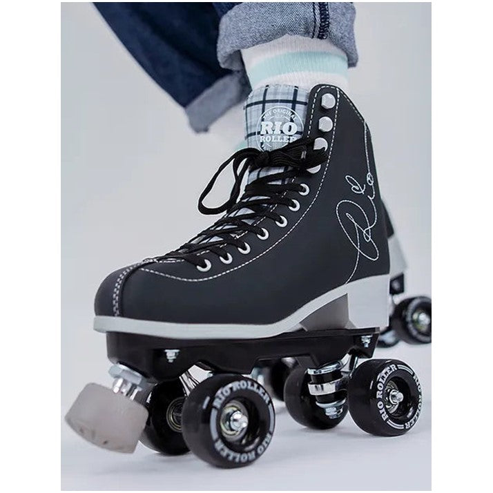 Rio Roller Signature Black Roller Skates - Lucky Skates