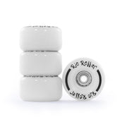 white LED rollerskate quad wheels 