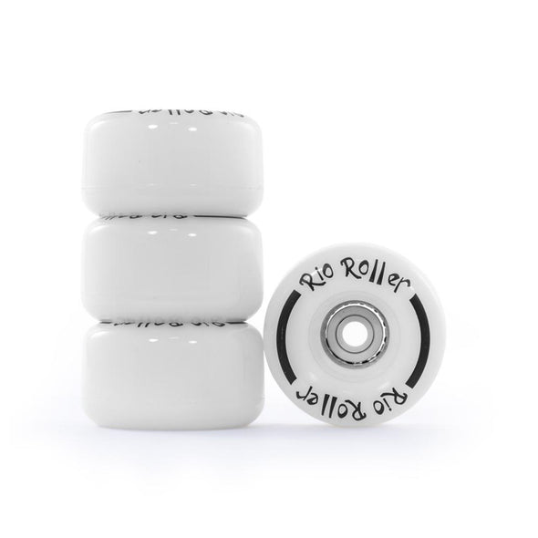white LED rollerskate quad wheels 