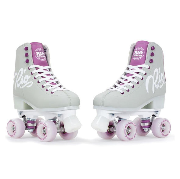 purple grey rio roller high top roller skates 
