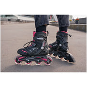 pink inline rollerblades 