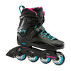womens inline rollerblades free ride urban black teal pink skates 