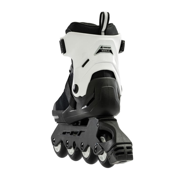 black white kids adjustable inline rollerblades