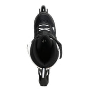 black white kids adjustable inline rollerblades