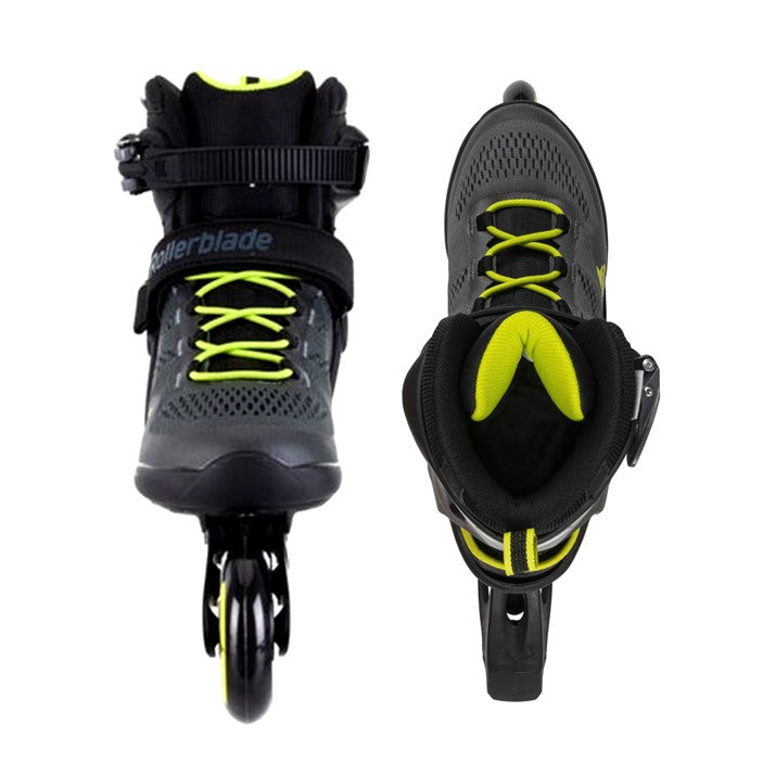 Rollerblade Macroblade 80 Black/Lime Inline Skates - Lucky Skates