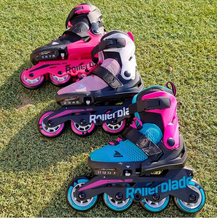 pink rollerblade inline skates 