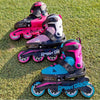 Kids Adjustable Rollerblade Microblade G Pink/Green Inline Skates *Last Pair* US 11J-1