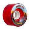 roller skate red outdoor wheels 80a 65mm  