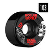 103a 57mm skate park black wheels 