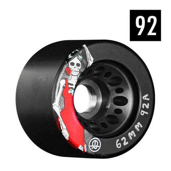 black 92a roller derby wheels 