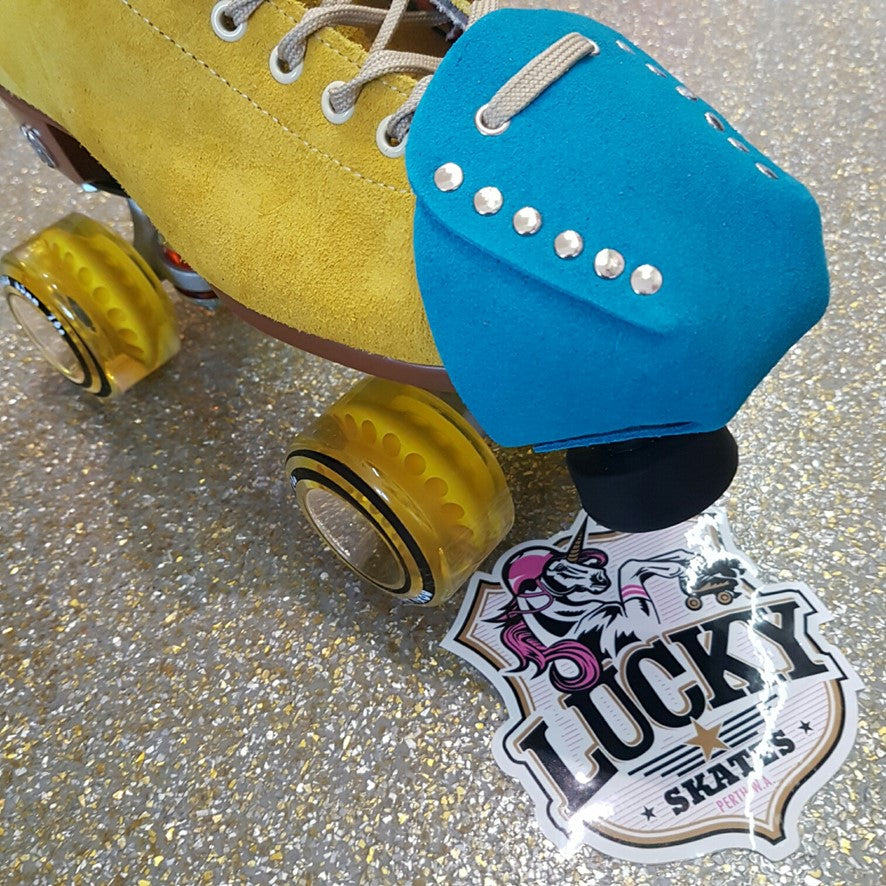 Rollerstuff Blue Toe Caps - Lucky Skates