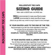 rollerstuff toe caps sizing guide