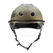 double glitter visor helmet 