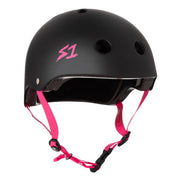 S-One Lifer Skate Helmet Matte Black/Pink - Certified - Lucky Skates