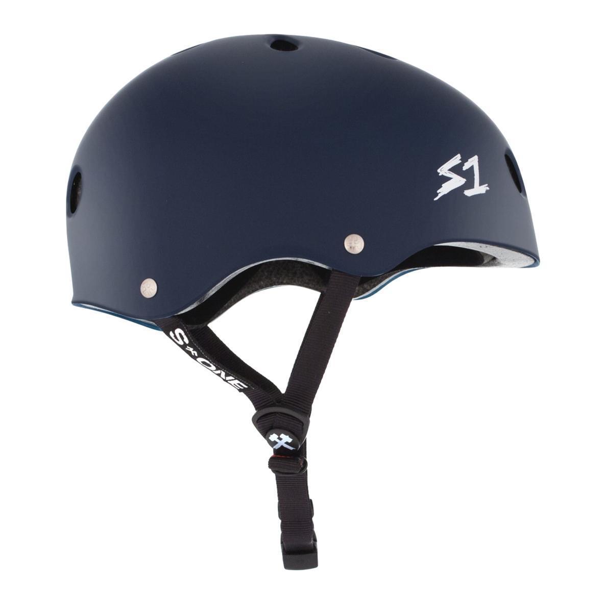 S-One Mega Lifer Skate Helmet Navy Matte - Certified - Lucky Skates