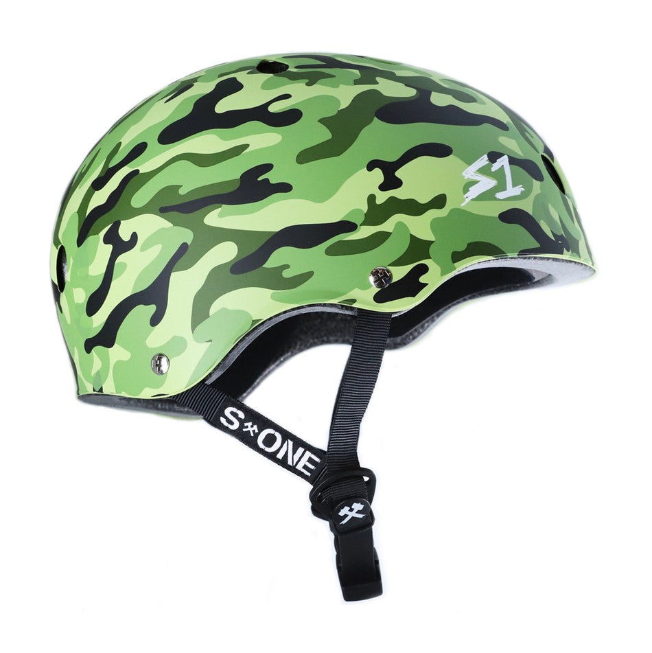 GREEN CAMO SONE CERTIFIED SKATE HELMET 