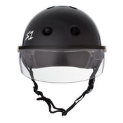 S-One Lifer Visor Skate Helmet Gen 2 Black Gloss - Lucky Skates