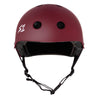 maroon s1 skate helmet 