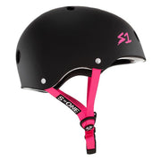 S-One Lifer Skate Helmet Matte Black/Pink - Certified - Lucky Skates