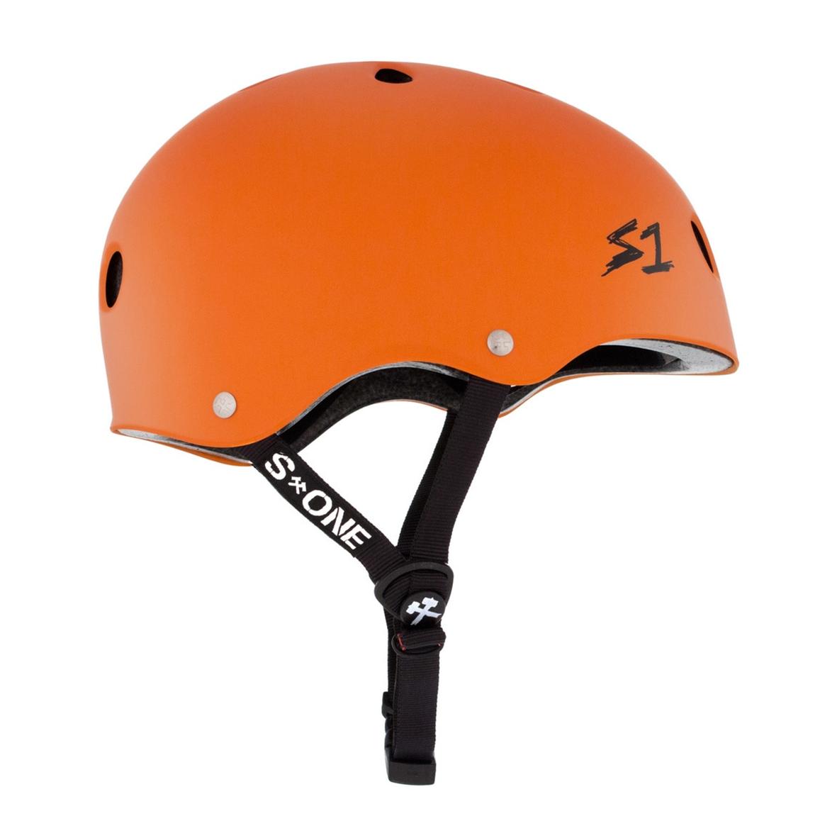 S-One Lifer Skate Helmet Orange - Certified - Lucky Skates