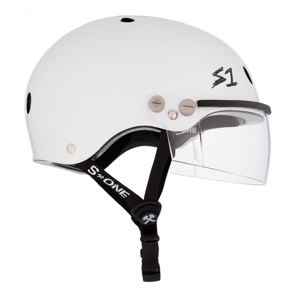 visor helmet white 