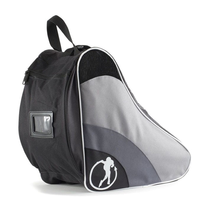 SFR GREY SKATE CARRY BAG WITH SMALL POCKET ON BACK 