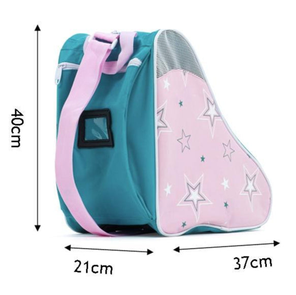 SFR Pink Teal Star Skate Bag - Lucky Skates