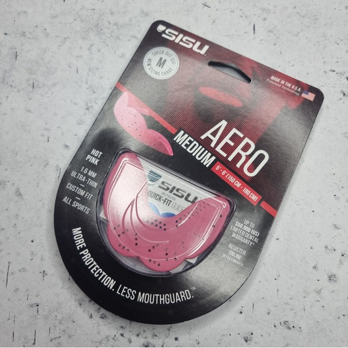 adult hot pink mouthguard