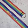 wide skate strap rainbow 