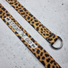 brown leopard print roller skate strap 
