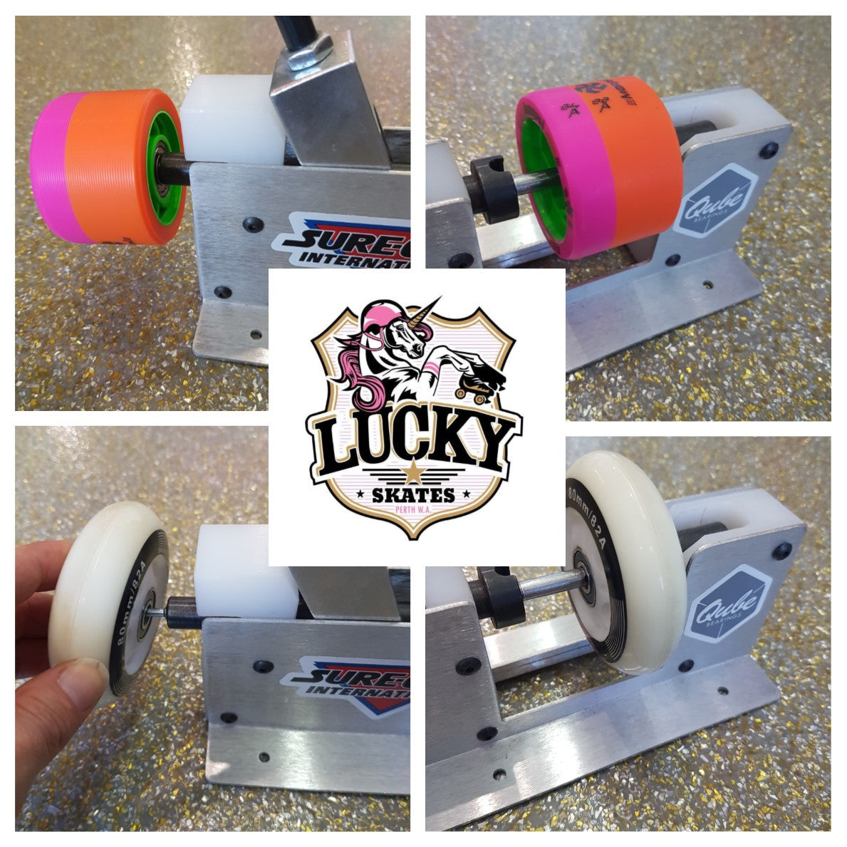 Sure-Grip Qube Bearing Press - Lucky Skates